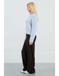 Terry knit sweater