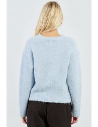 Terry knit sweater