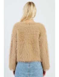 Wide textured knit sweater
