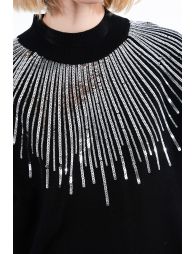Sequin bust sweater