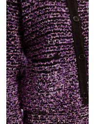 Gilet en maille texturée, effet tweed