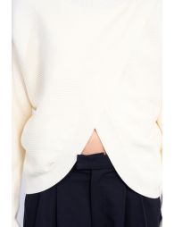 Turtleneck double-breasted sweater
