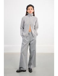 Gilet zippé, col camionneur
