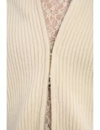 Gilet zippé, col camionneur