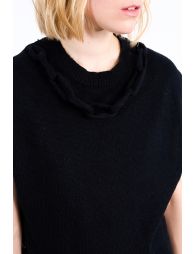 Pull sans manches fantaisie