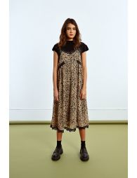 Leopard babydoll dress