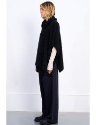 Turtleneck poncho
