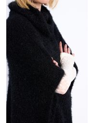 Turtleneck poncho