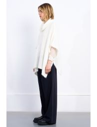 Turtleneck poncho