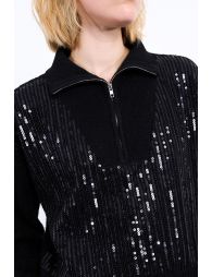 Pull camionneur à sequins