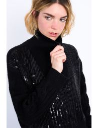 Pull camionneur à sequins