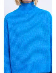 Pull oversize, maille carrée