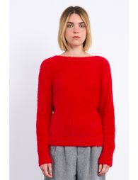 Fluffy knit sweater