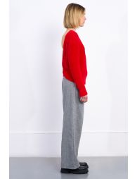 Fluffy knit sweater