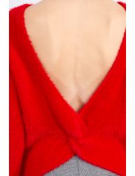 Fluffy knit sweater
