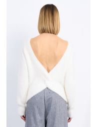 Fluffy knit sweater