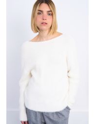 Fluffy knit sweater