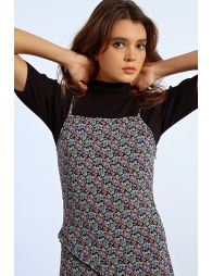 Ruffle print dress