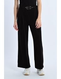Wide velvet trousers