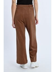 Wide velvet trousers