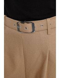 Pantalónlargo amplio con cinturón