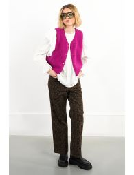 Veste sans manches, imitation mouton