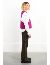 Veste sans manches, imitation mouton