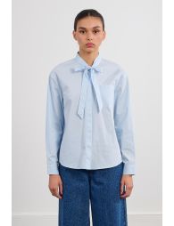 Camisade manga larga detalle lazo