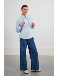 Chemise col à nouer