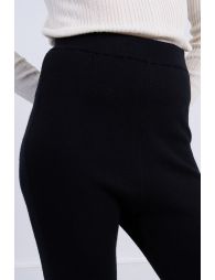 Pantalon flare en maille