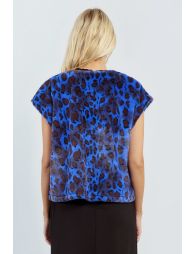 Veste sans manches texturée