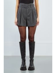 Mini-shorts, high waist