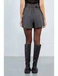 Mini-short, taille haute