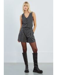 Mini-shorts, high waist