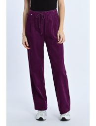 Corduroy trousers, elasticated waist
