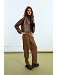 Faux leather jacket