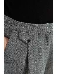 Pantalon large à pinces