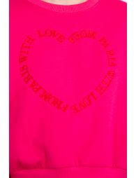 Oversized sweatshirt with embroidered logo