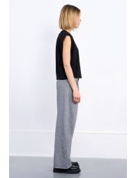 T-shirt sans manches à strass