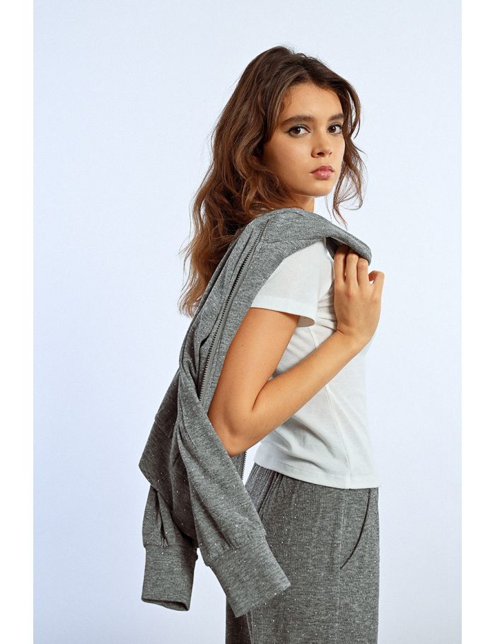 Crotch T-shirt, short sleeves