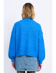 Knitted sweater, turtleneck
