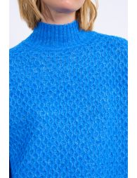 Knitted sweater, turtleneck