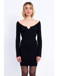 Robe pull, côtelée