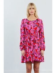 Short dress with print