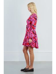 Short dress with print