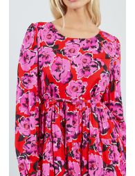 Short dress with print