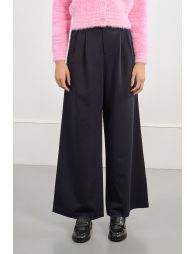 Pantalon large à plis