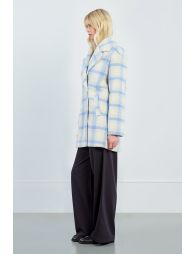 Thick, checked coat