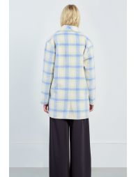 Thick, checked coat