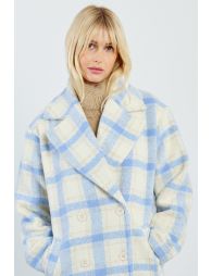 Thick, checked coat